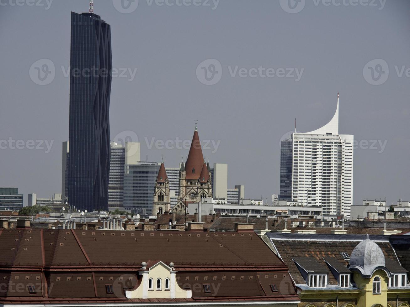 staden Wien i Österrike foto