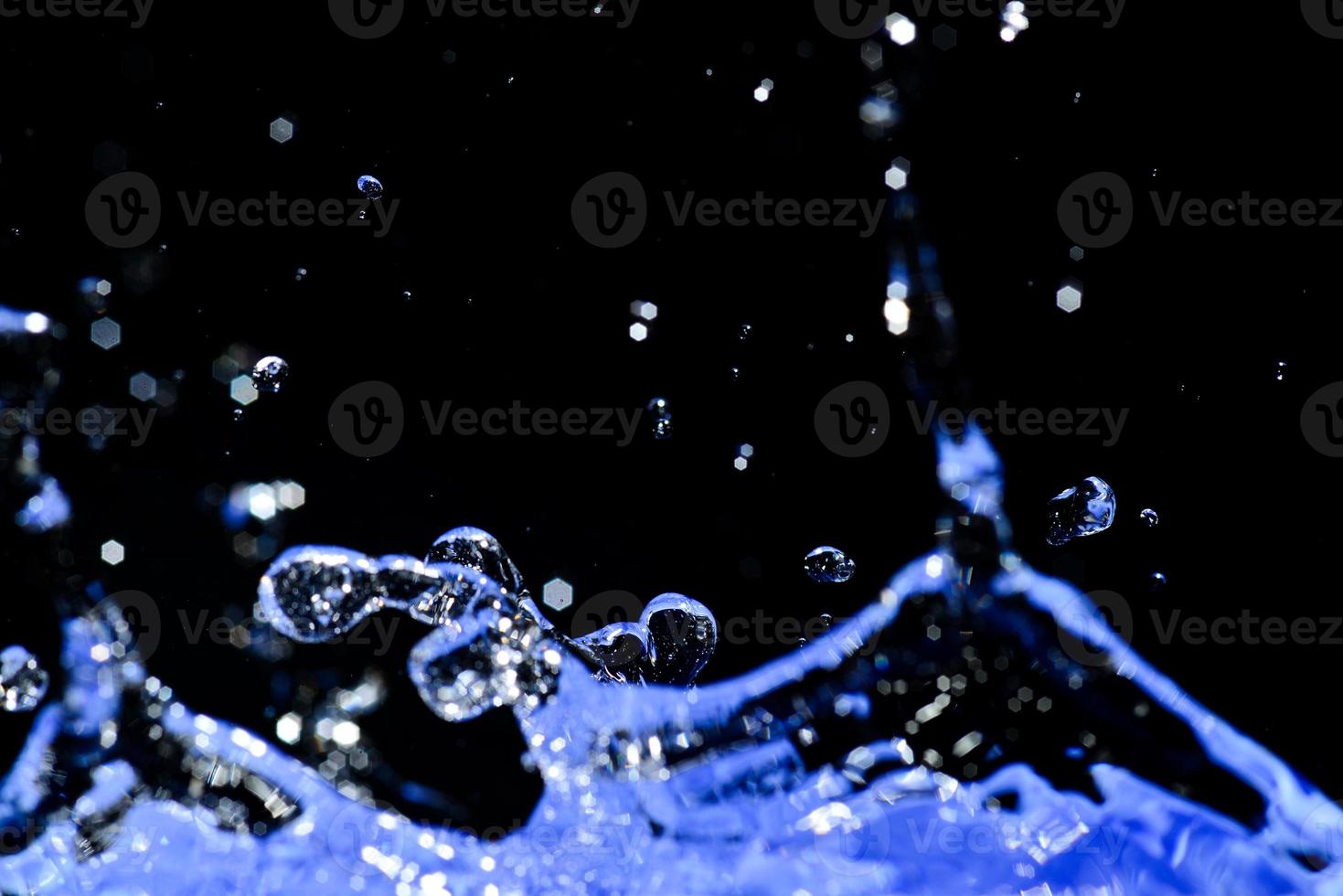 abstrakta former av vatten. bild för en bakgrund gjord av vatten. foto