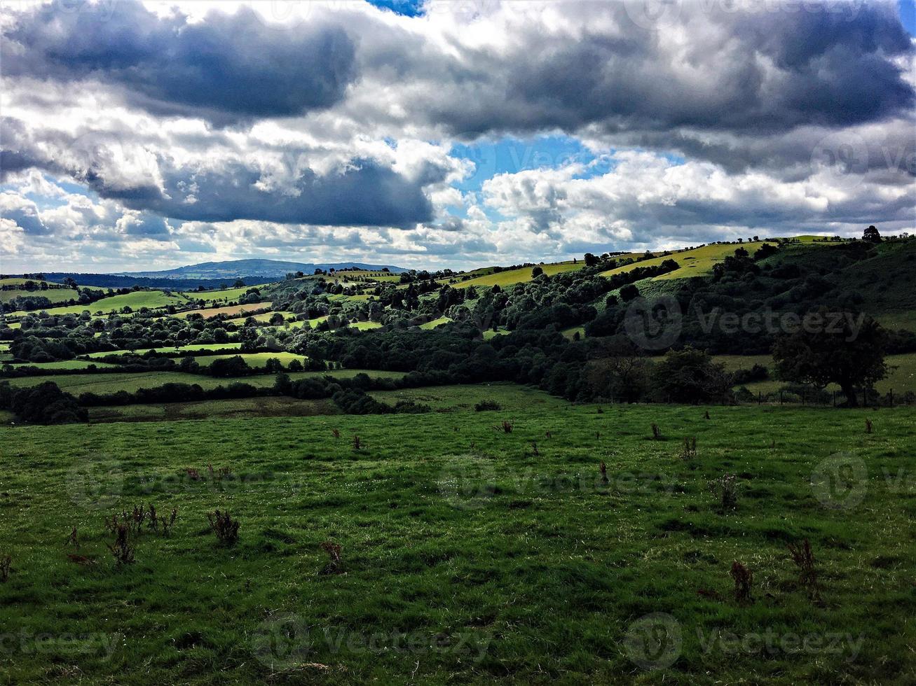 utsikt över Caradoc-kullarna i Shropshire foto