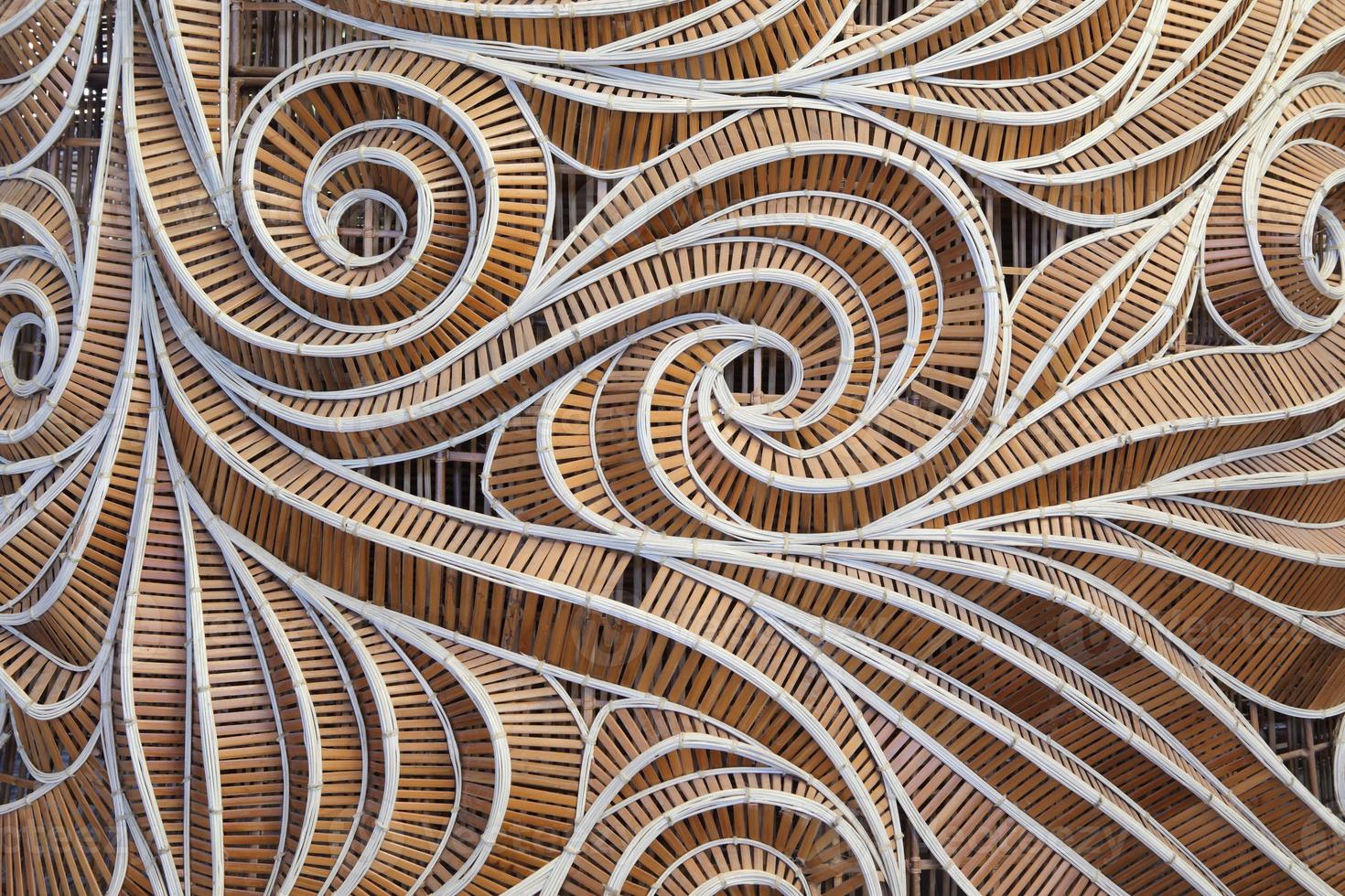 mönster textur av bambu foto