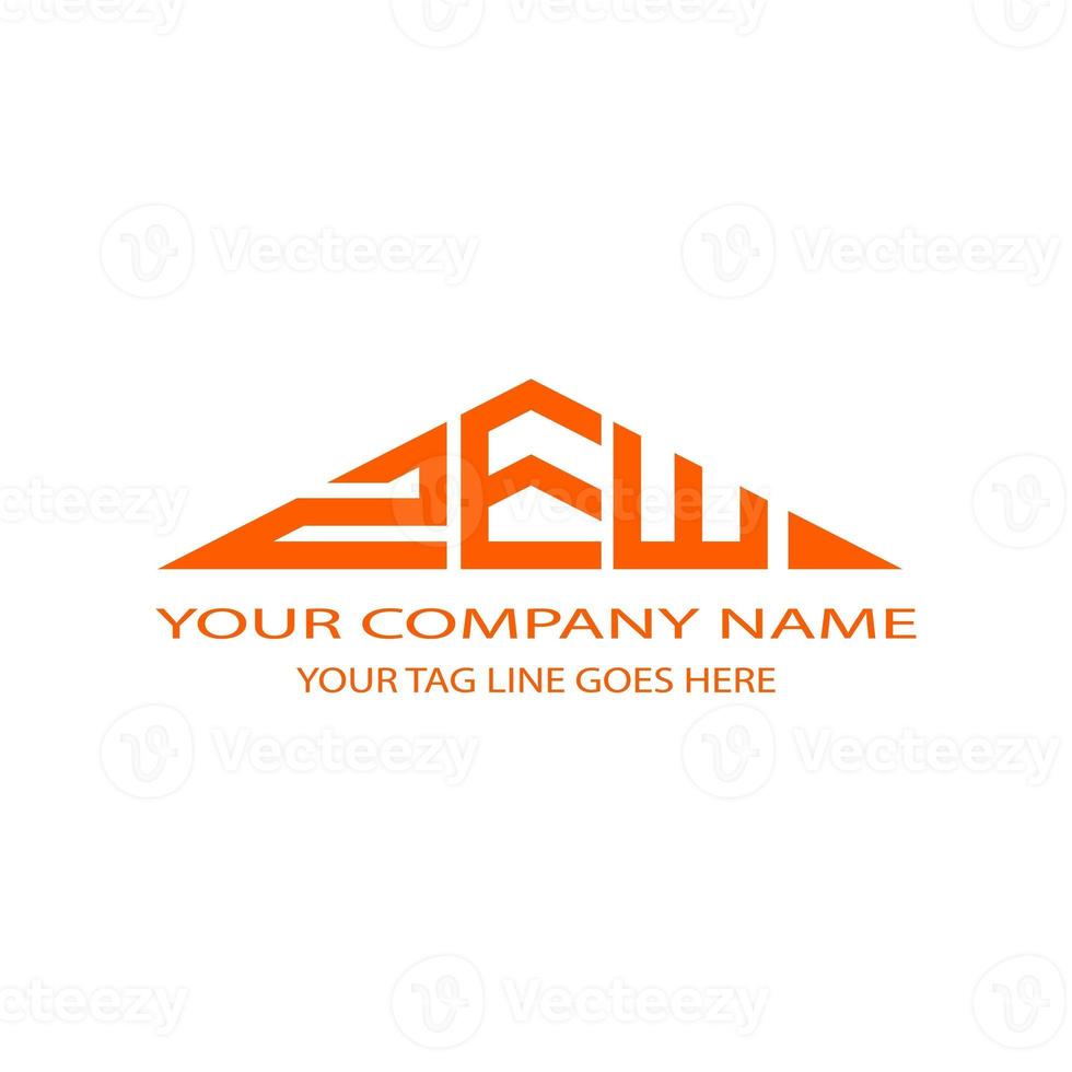 zew letter logotyp kreativ design med vektorgrafik foto