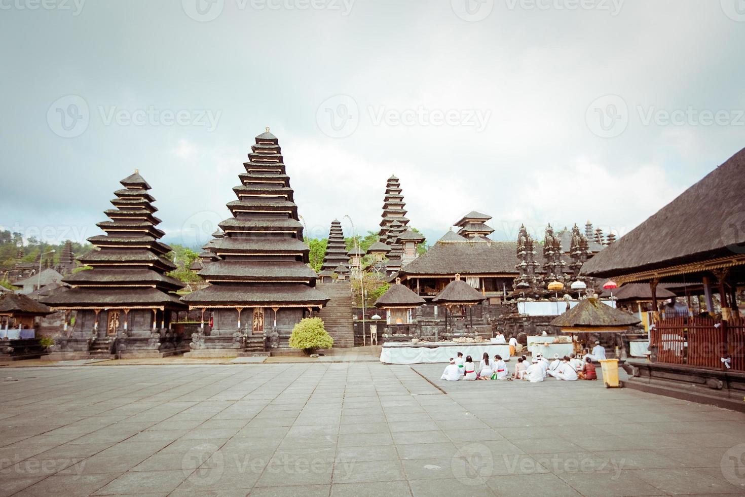 besakih komplex pura penataran agung, Bali, Indonesien foto