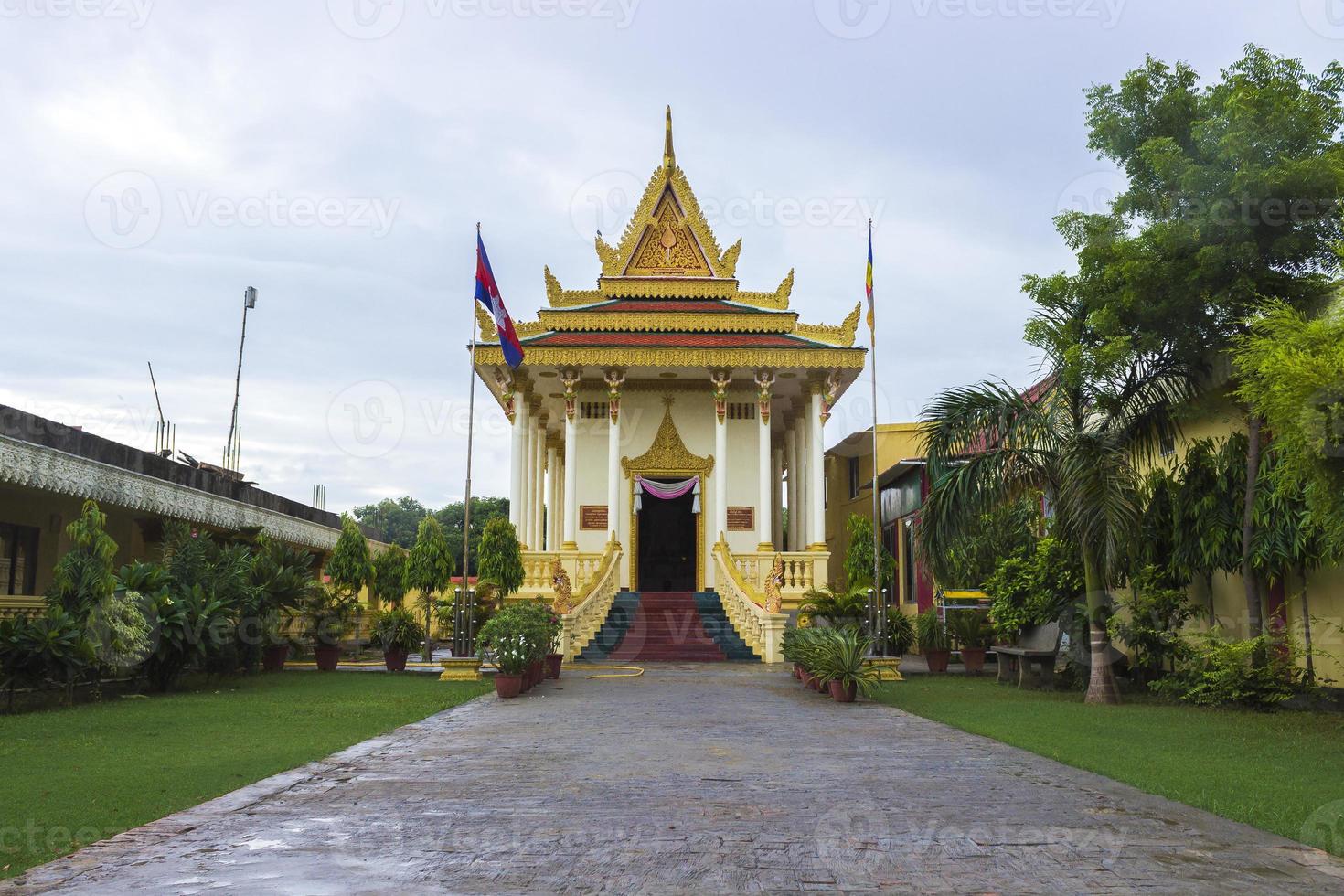 kambodjanska buddhistiska templet foto