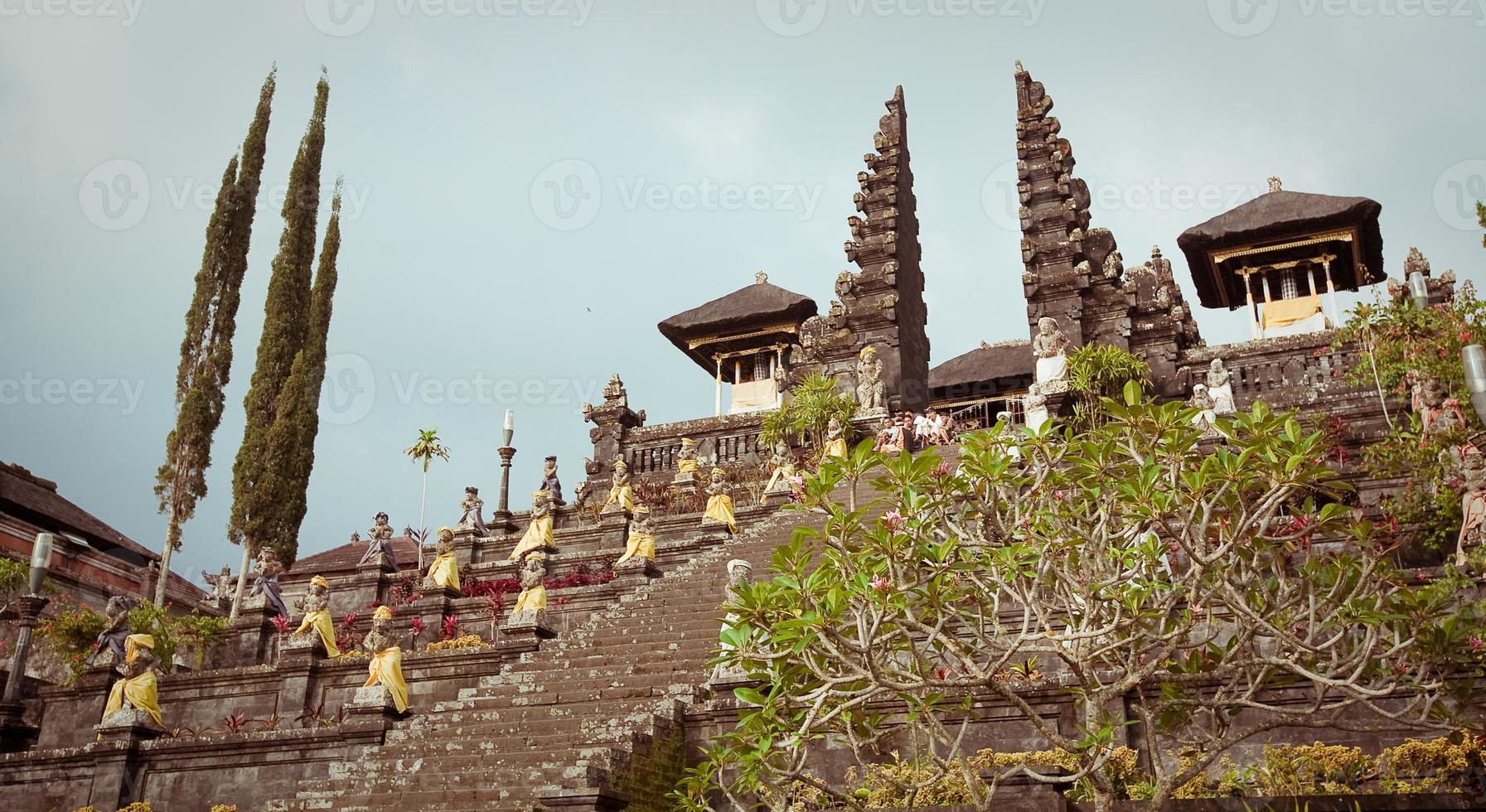 besakih komplex pura penataran agung, Bali, Indonesien foto
