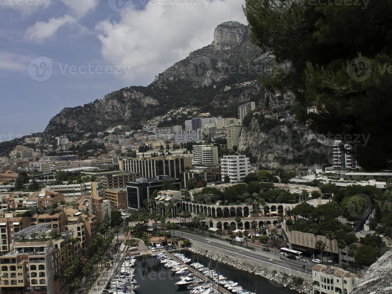 monaco vid Medelhavet foto