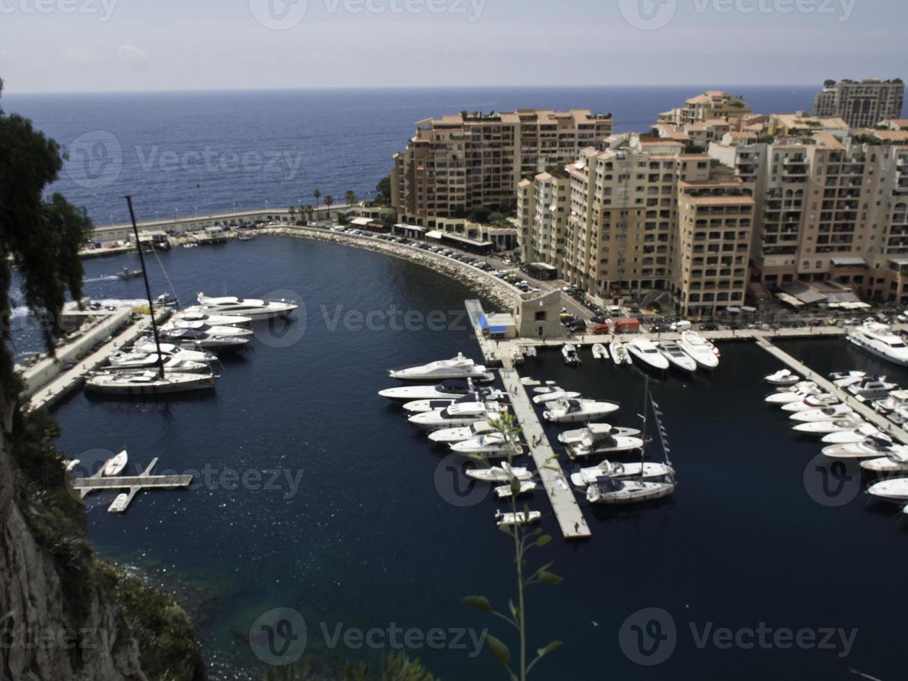 monaco vid Medelhavet foto