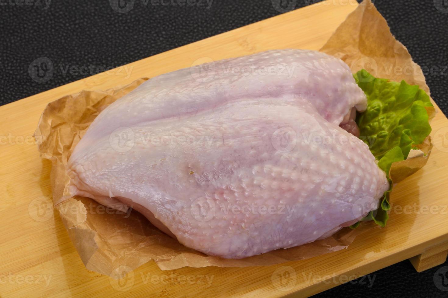 rått kycklingbröst foto