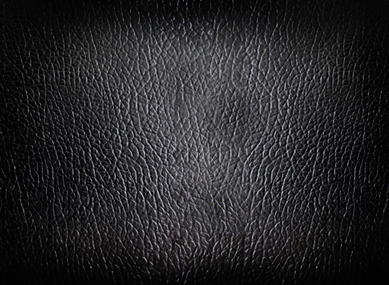 svart läder grunge textur bakgrund foto