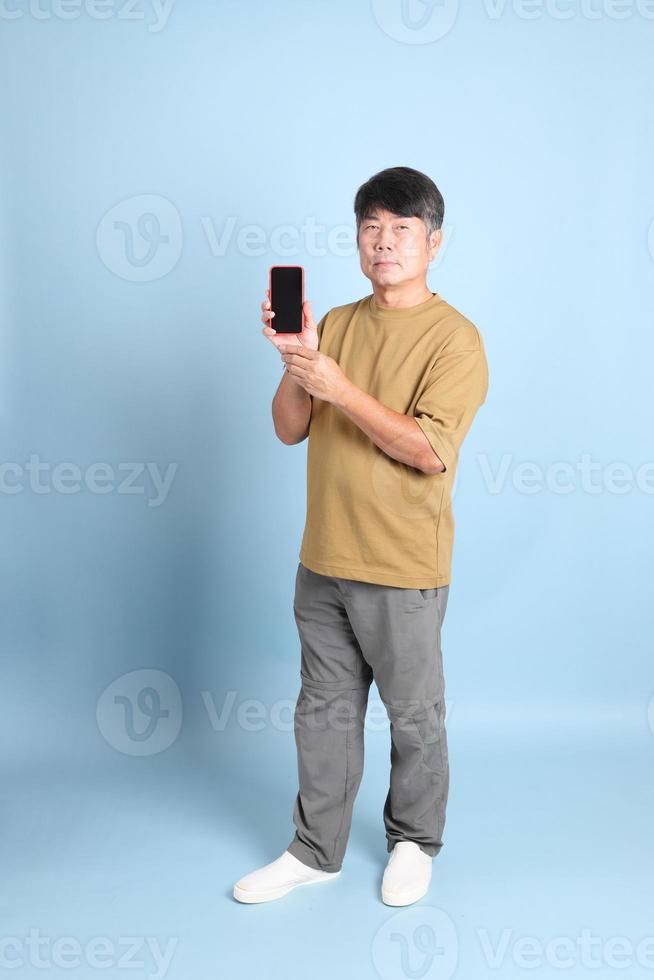 senior asiatisk man foto