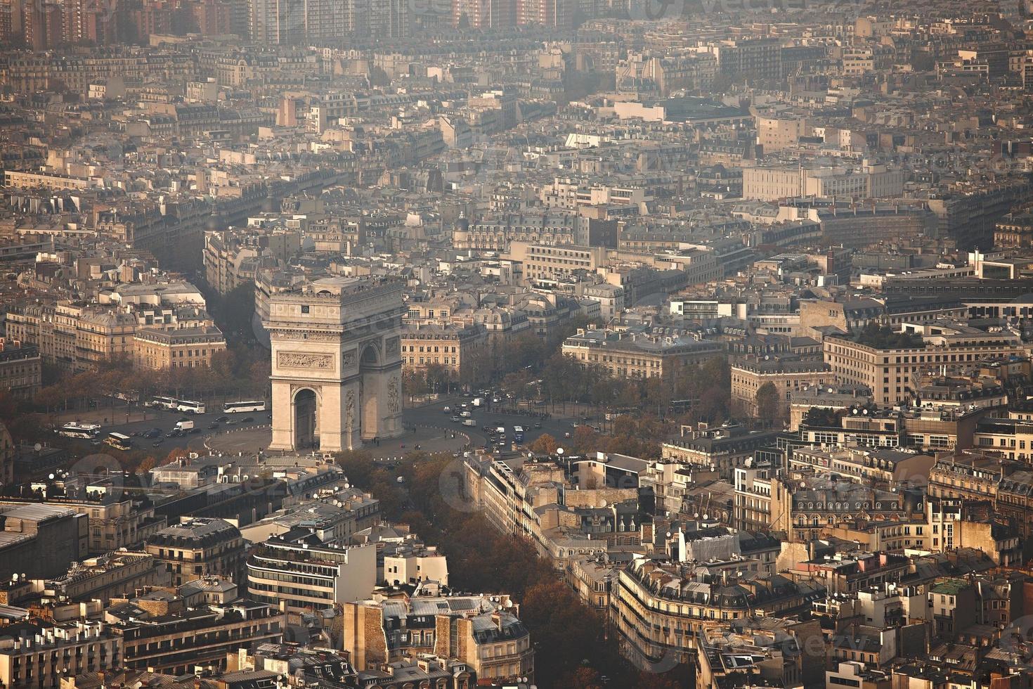 utsikt över Paris foto