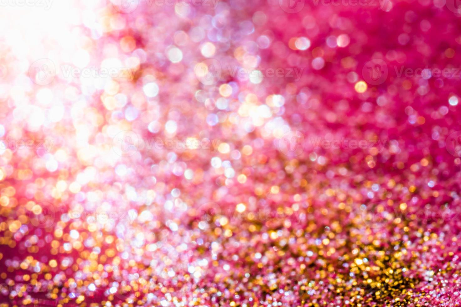 bokeh glitter färgfull suddig abstrakt bakgrund för födelsedag, årsdag, bröllop, nyårsafton eller jul foto