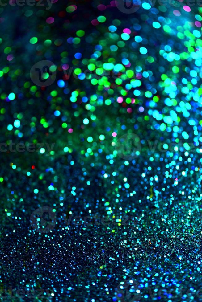 bokeh glitter färgfull suddig abstrakt bakgrund för födelsedag, årsdag, bröllop, nyårsafton eller jul foto