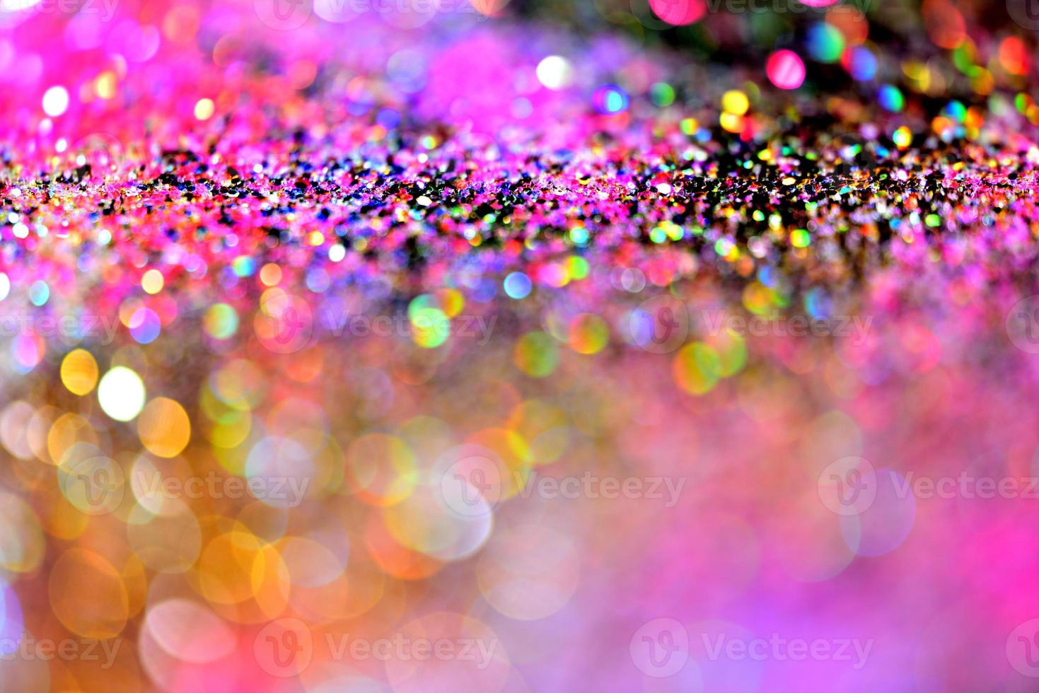 bokeh glitter färgfull suddig abstrakt bakgrund för födelsedag, årsdag, bröllop, nyårsafton eller jul foto