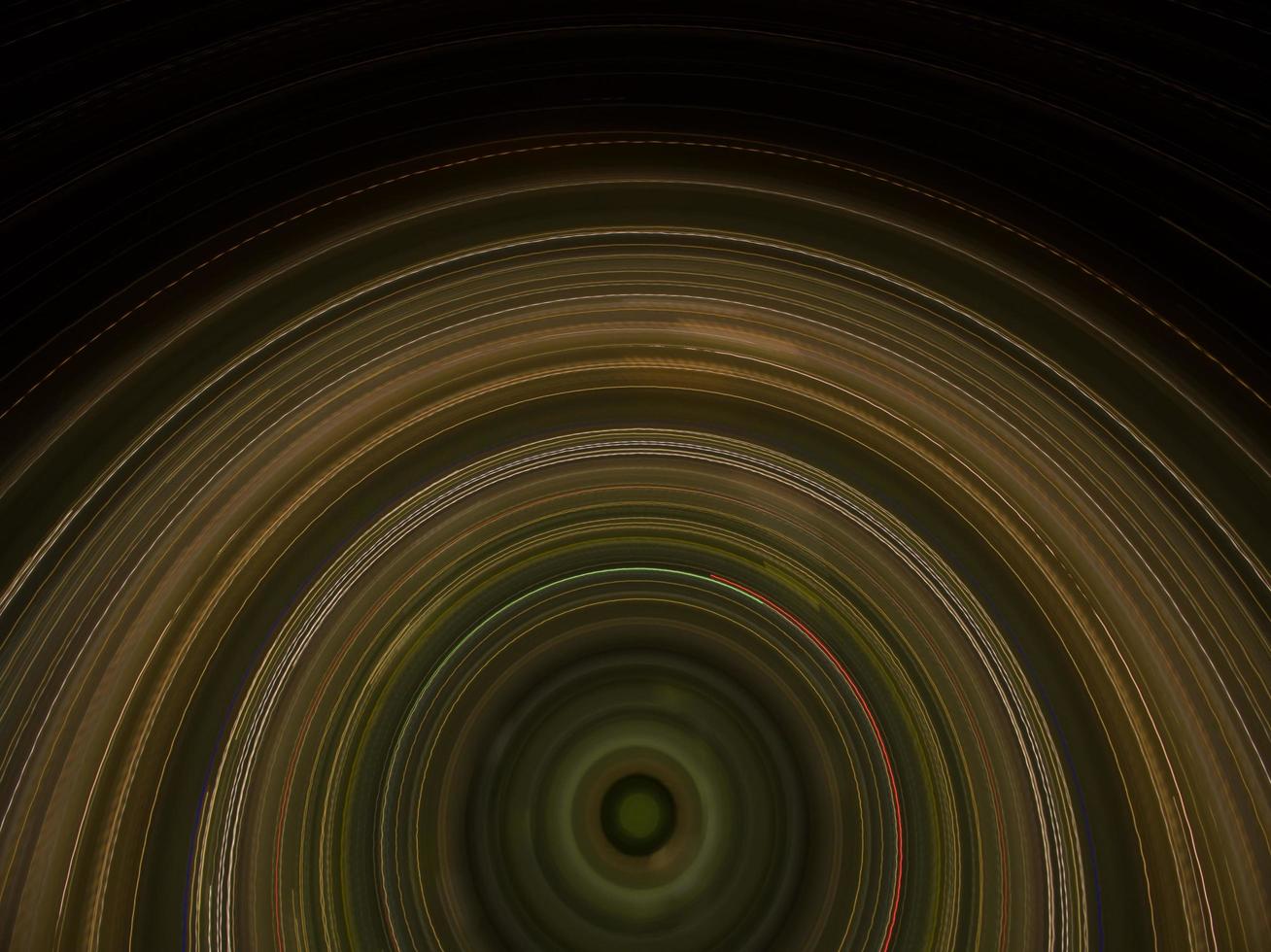 snurrande jordens cirklar av ljus från ovan foto