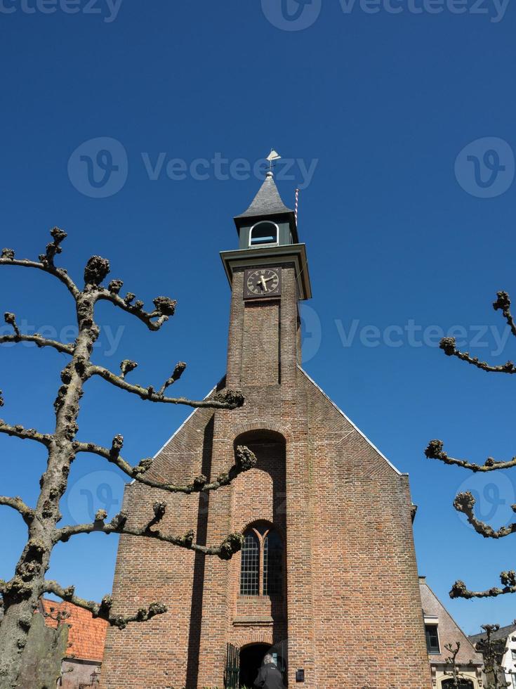 den holländska staden enkhuizen foto