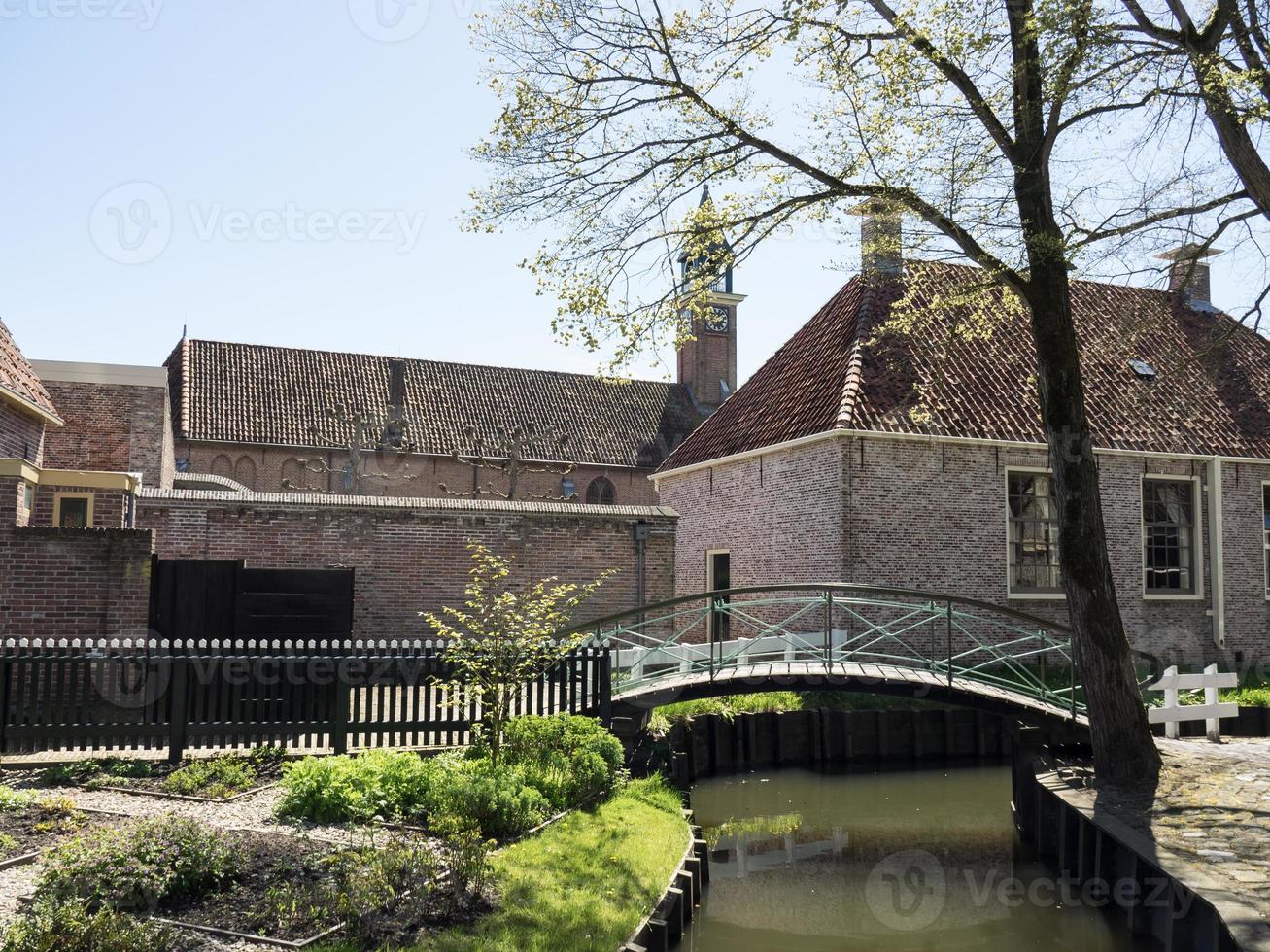 den holländska staden enkhuizen foto