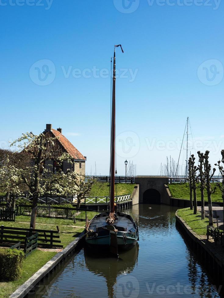 den holländska staden enkhuizen foto