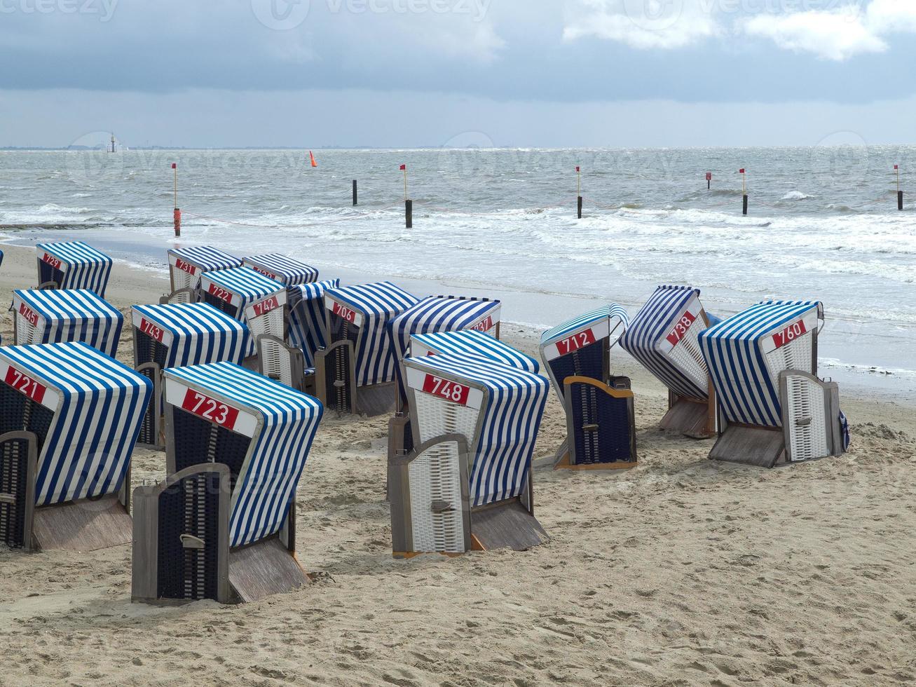 den tyska ön norderney foto