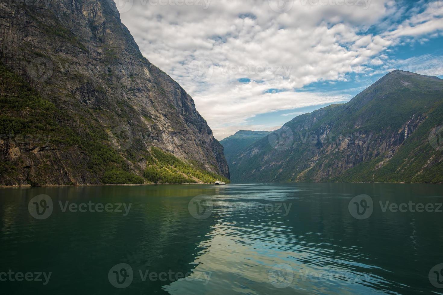 geiranger fjord foto