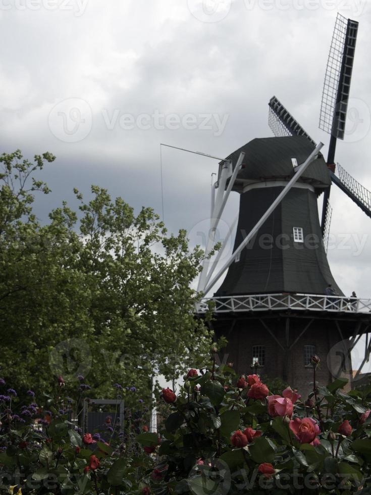 staden papenburg i tyskland foto