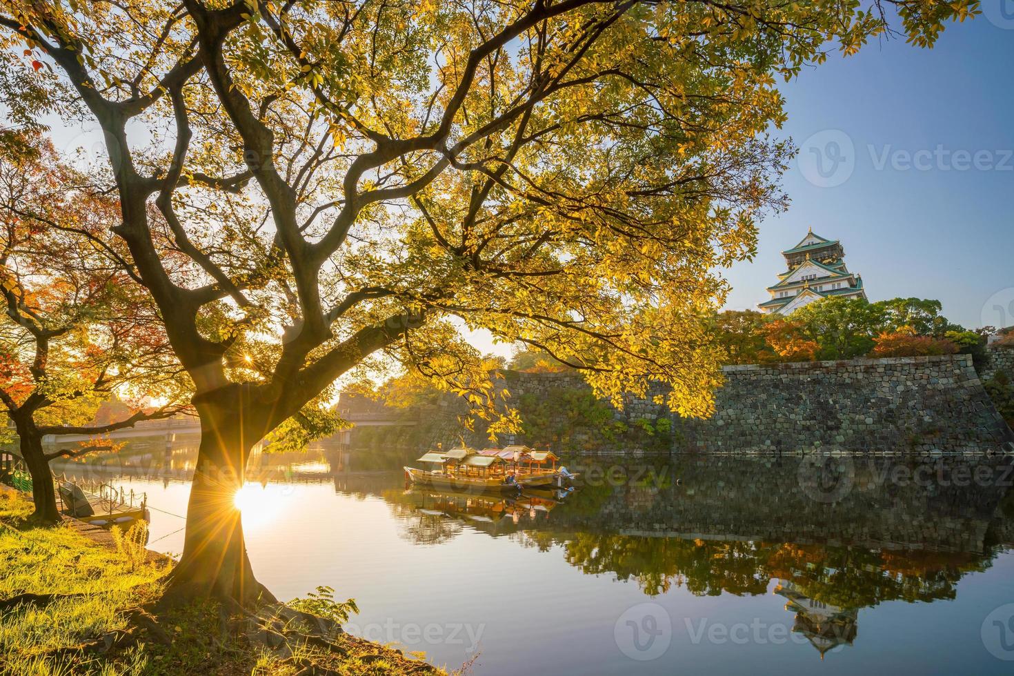 osaka slott i osaka foto