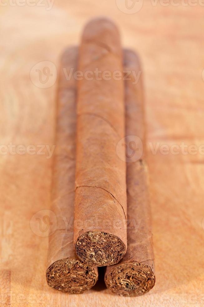 äkta kubanska cigarrer foto