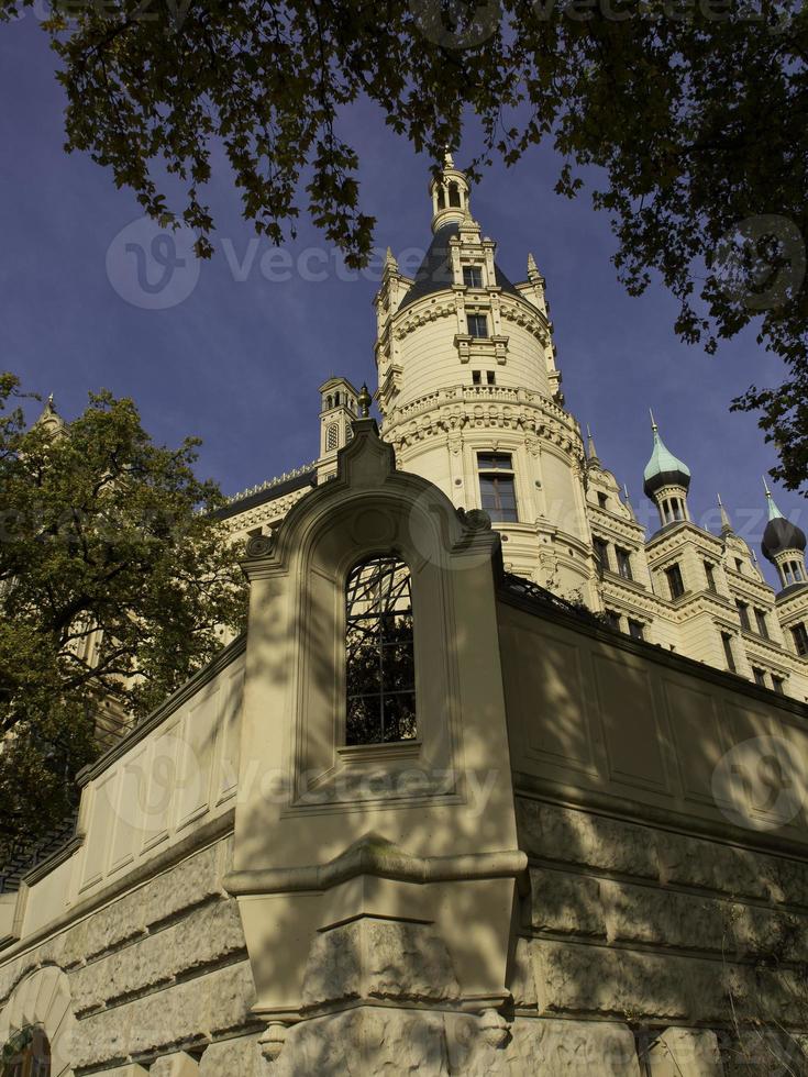 den tyska staden schwerin foto