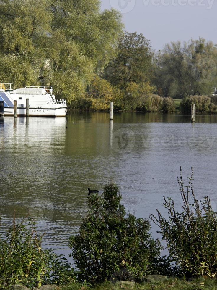 den tyska staden schwerin foto