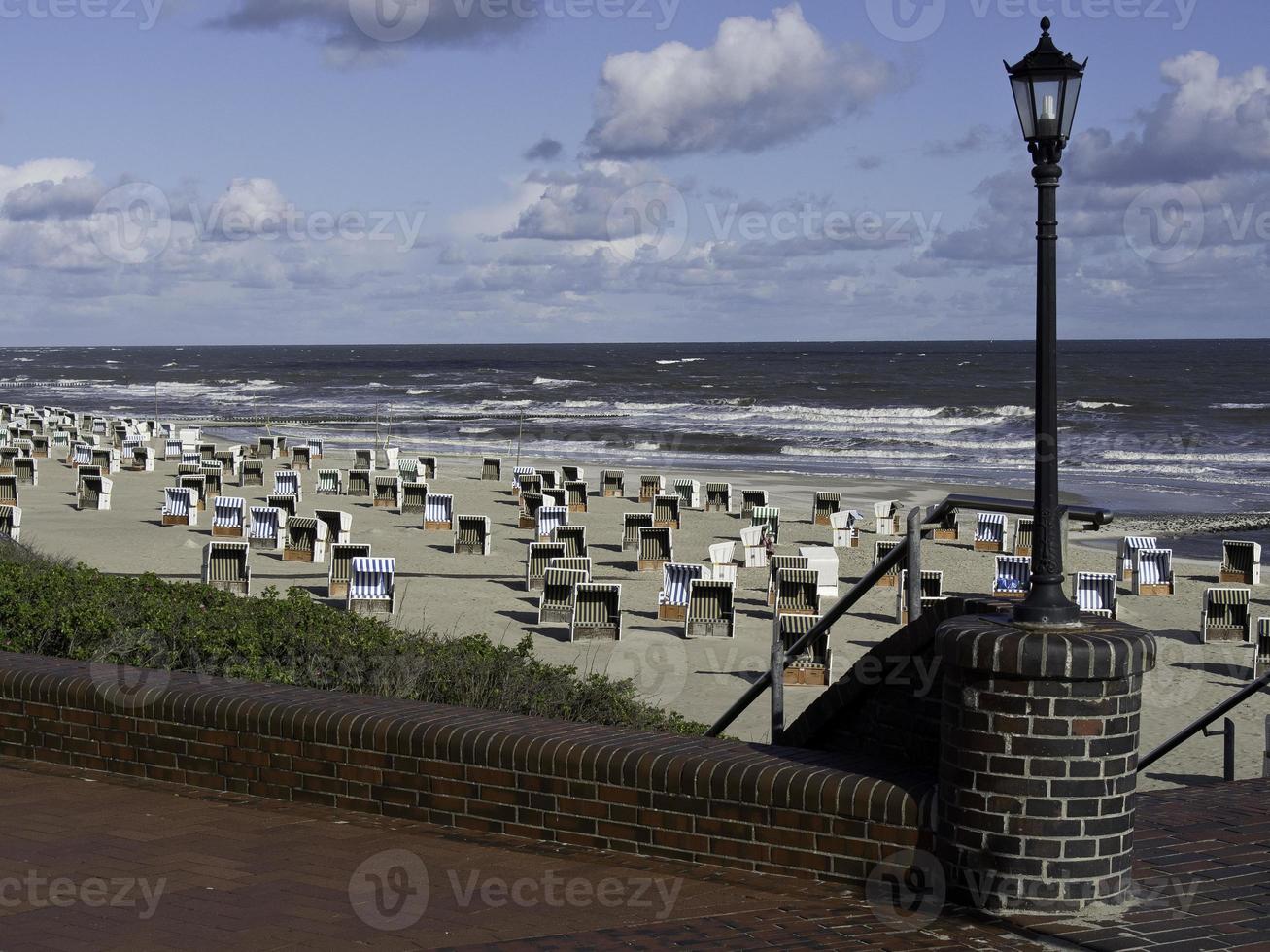 ön wangerooge i Nordsjön foto