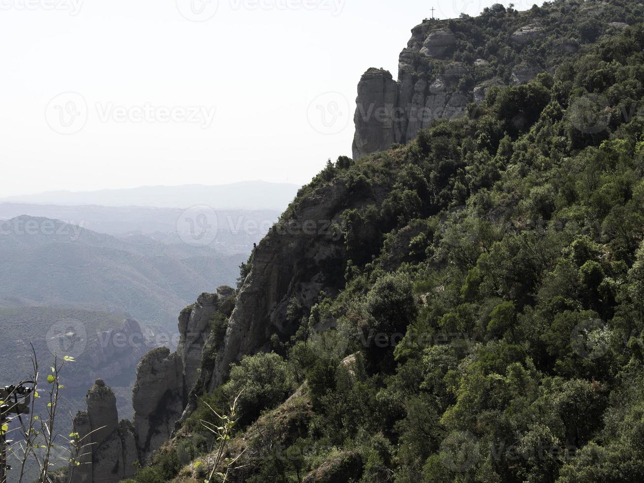 kloster montserrat i spanien foto