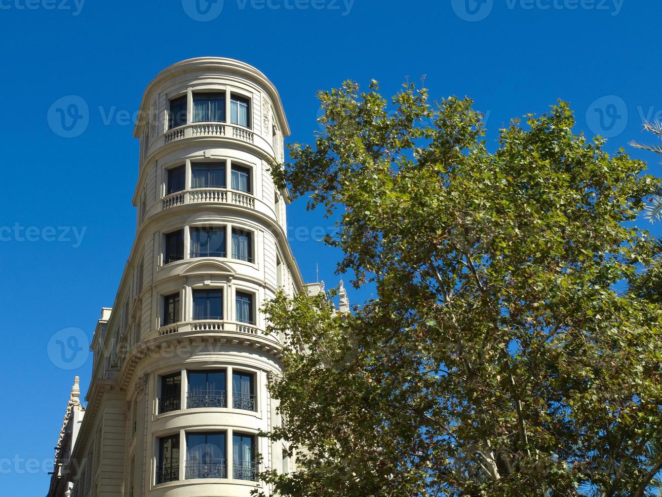 staden barcelona i spanien foto