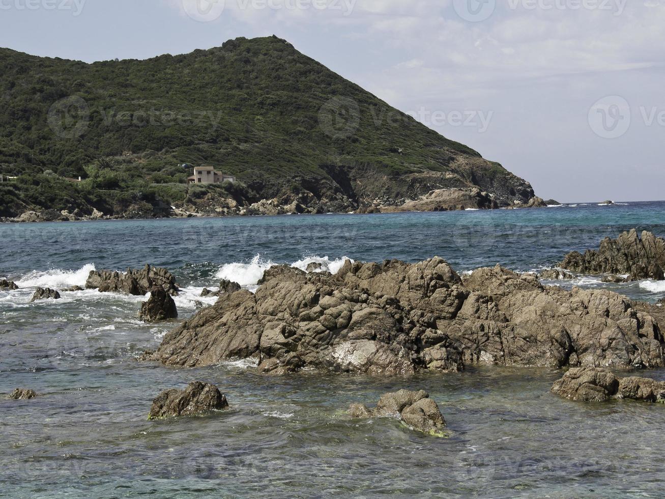 ajaccio på ön Korsika foto