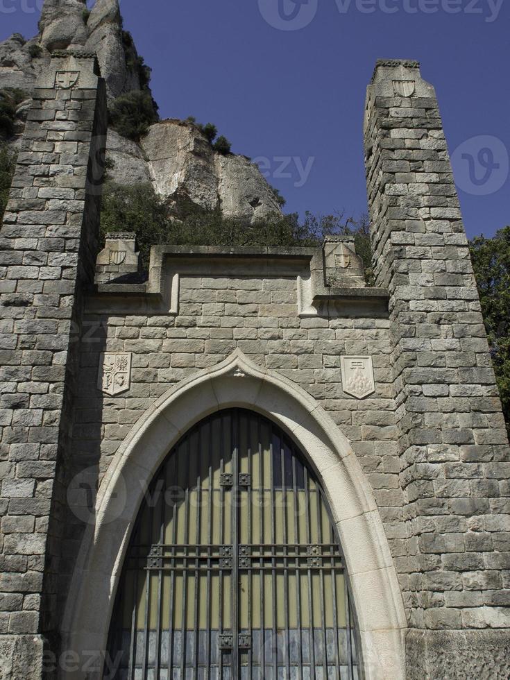 klostret i montserrat foto