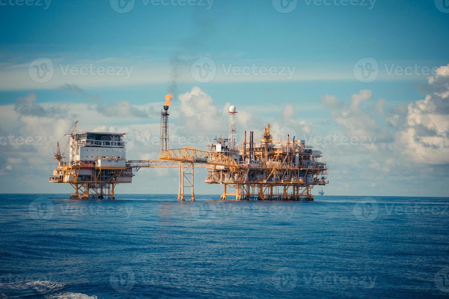 offshoreindustrins olja och gas foto