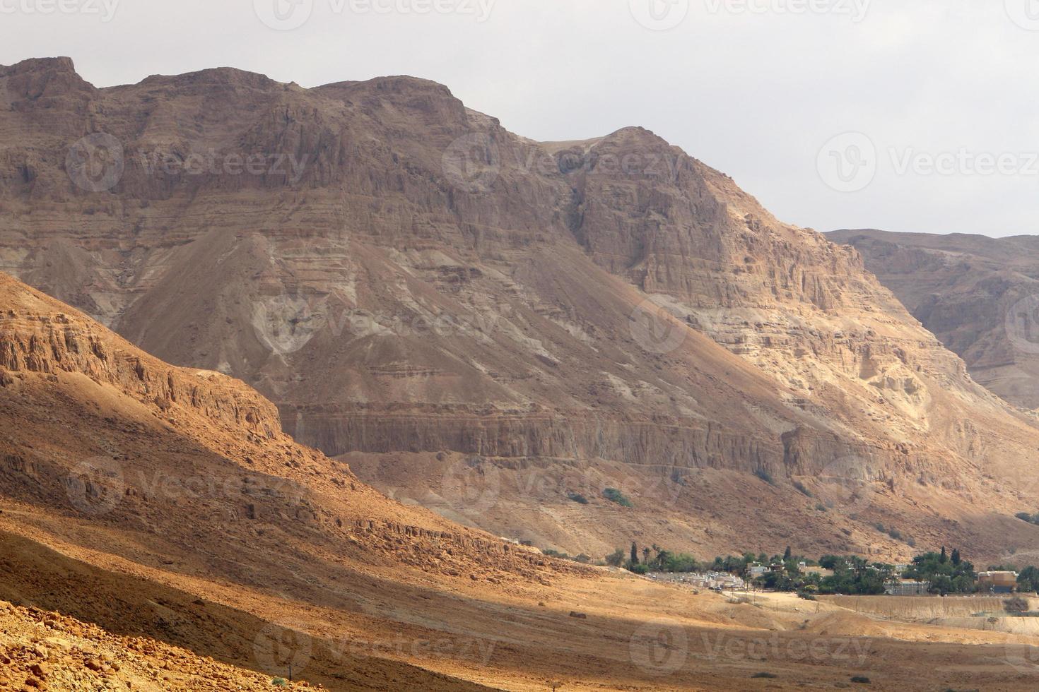 berg i negevöknen i södra Israel foto