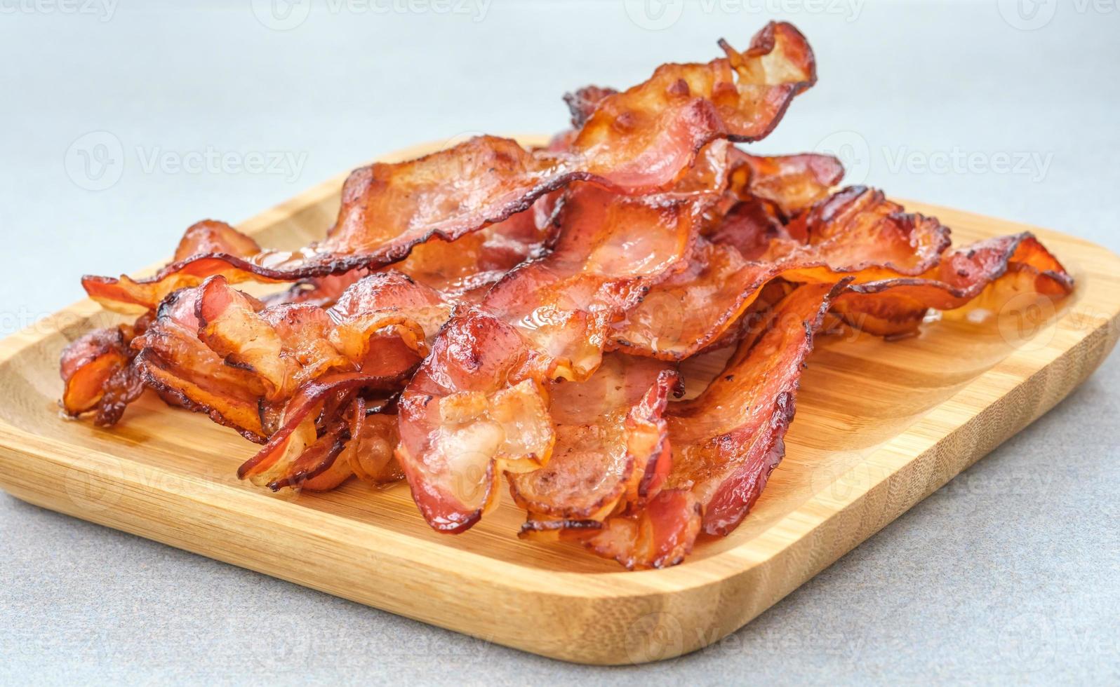 bacon remsor närbild foto