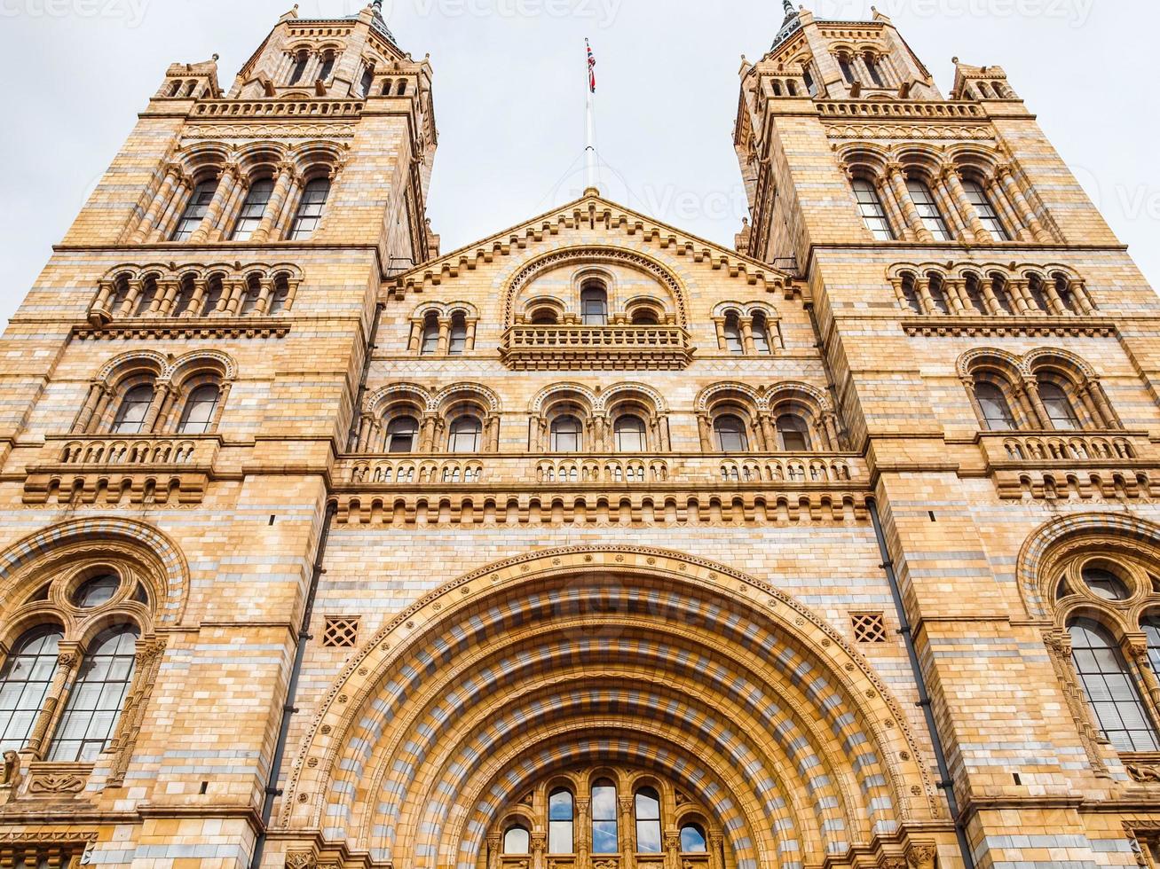 hdr naturhistoriska museum, london, uk foto