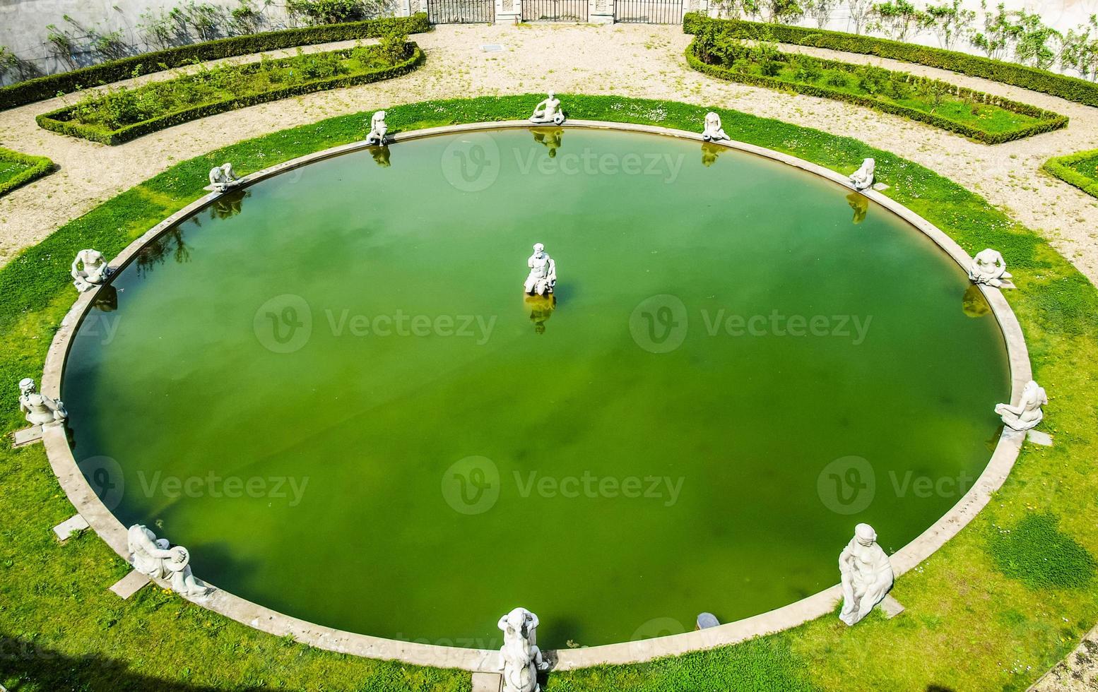 hdr villa della regina, turin foto