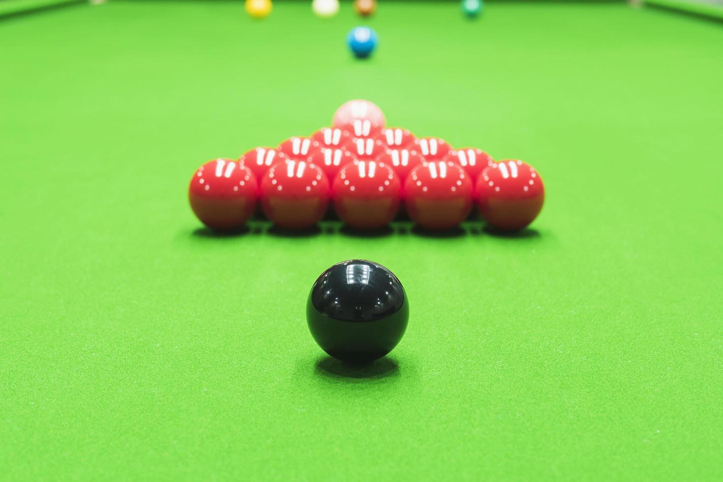 snooker redo att börja nytt spel foto