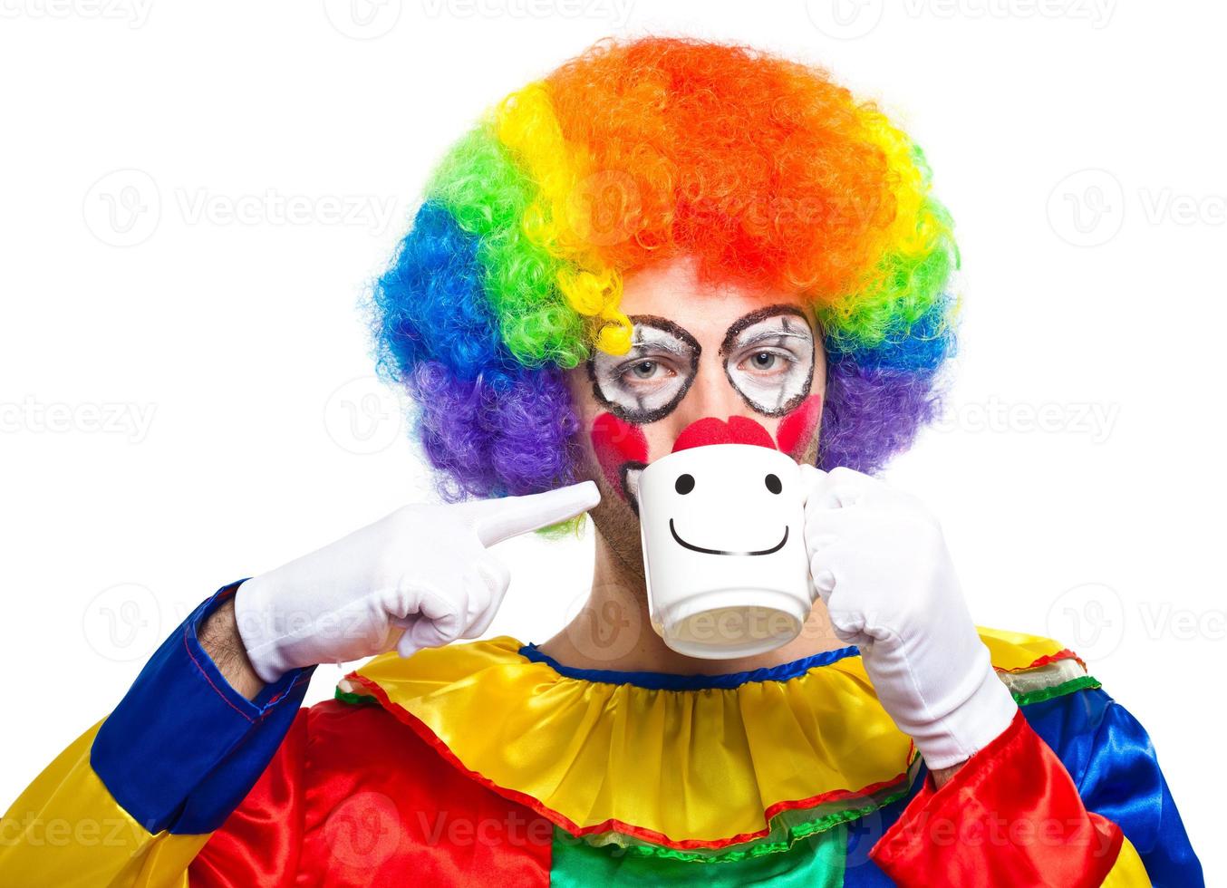clown dricka foto