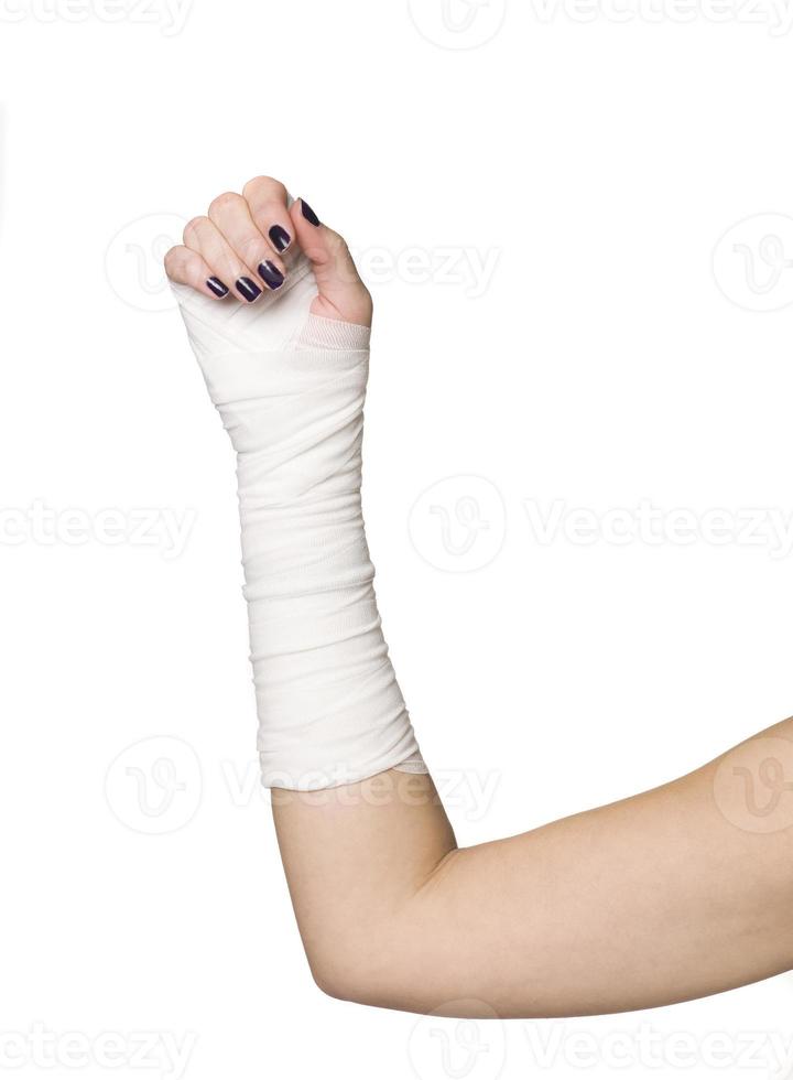bandage på en arm foto