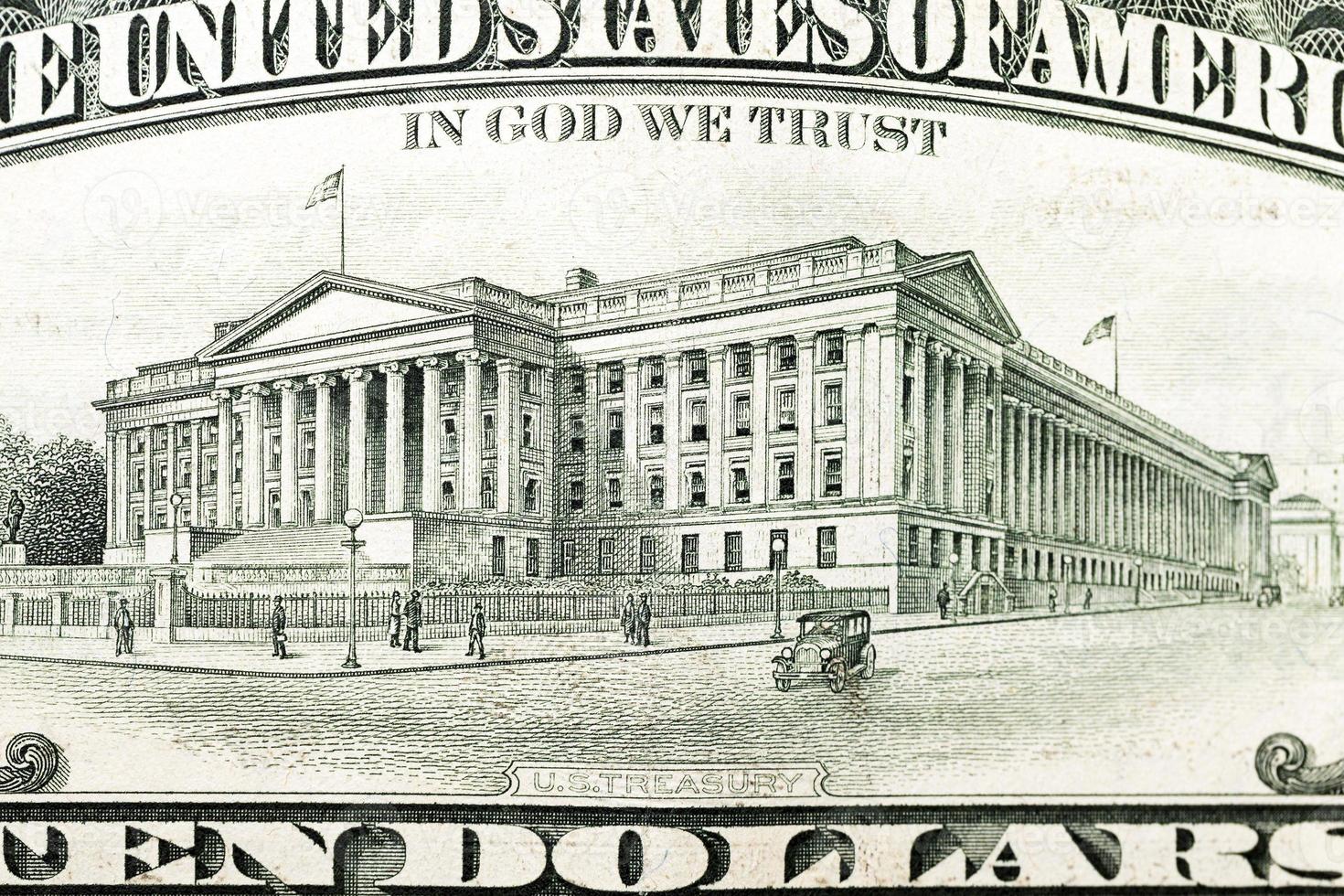 amerikanska dollar, närbild foto