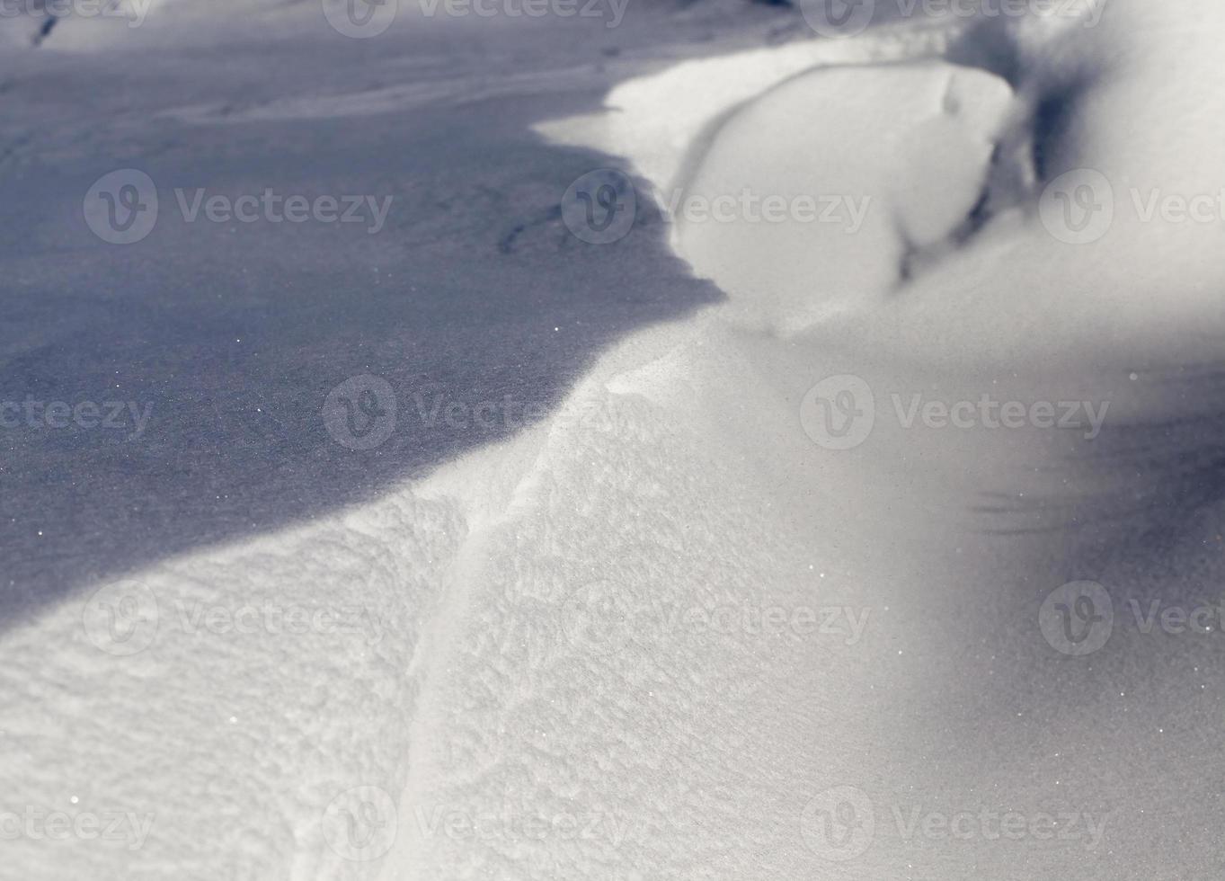 snödrivor med en struktur foto