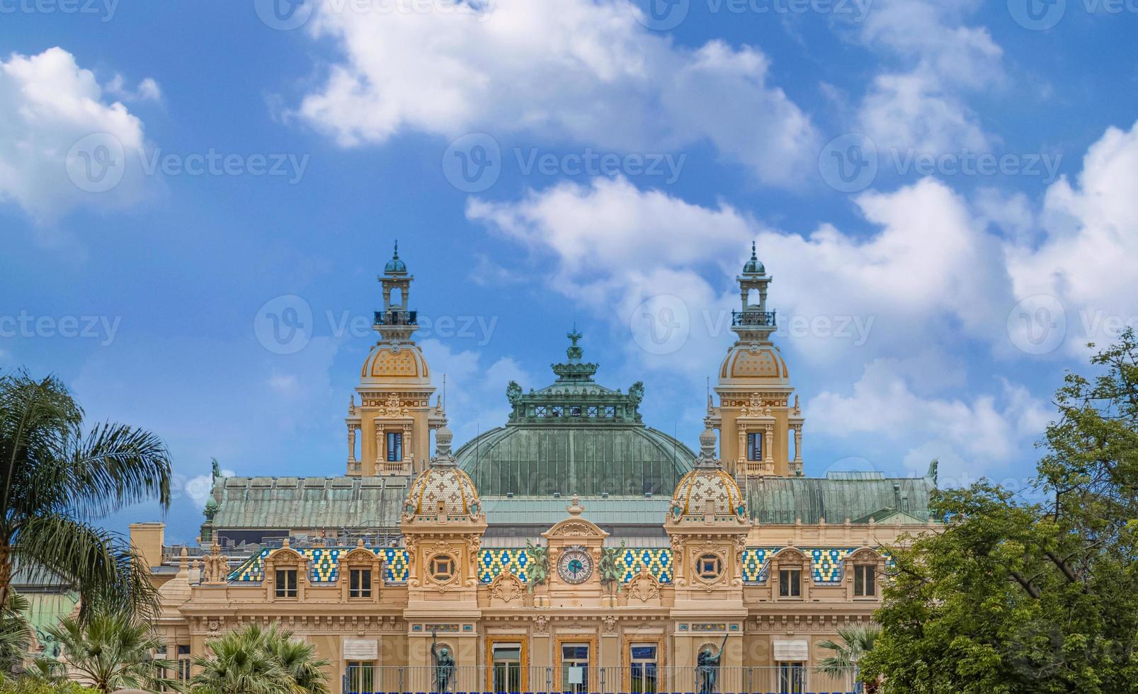 frankrike, franska rivieran, monte carlo casino, ett spel- och underhållningskomplex i monaco foto