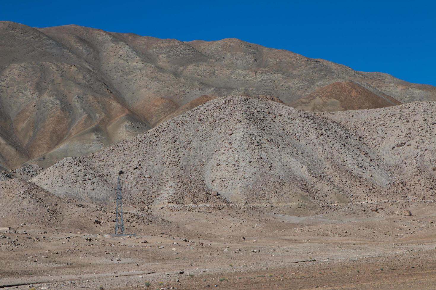 bergskedja, leh, ladakh, indien foto