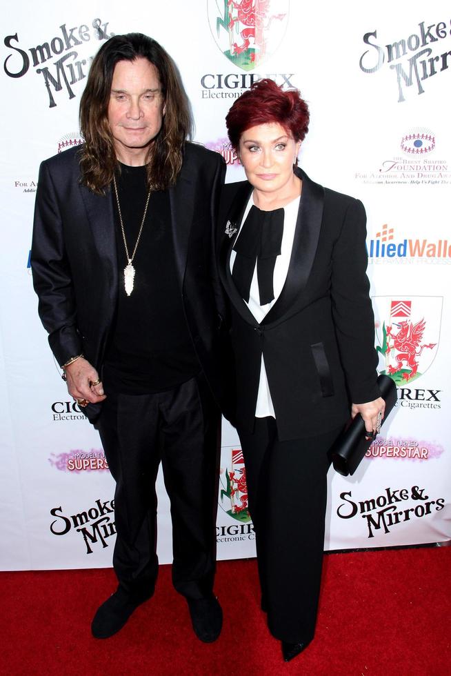 los angeles, sep 13 - ozzy osbourne, sharon osbourne på 2014 brent shapiro foundation summer spectacular på privatbostad den 13 september 2014 i beverly hills, ca. foto