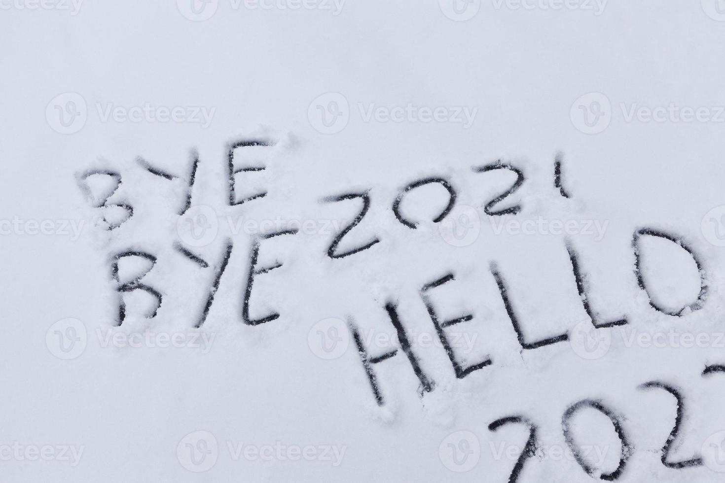 inskriptionen om det nya året 2022 foto