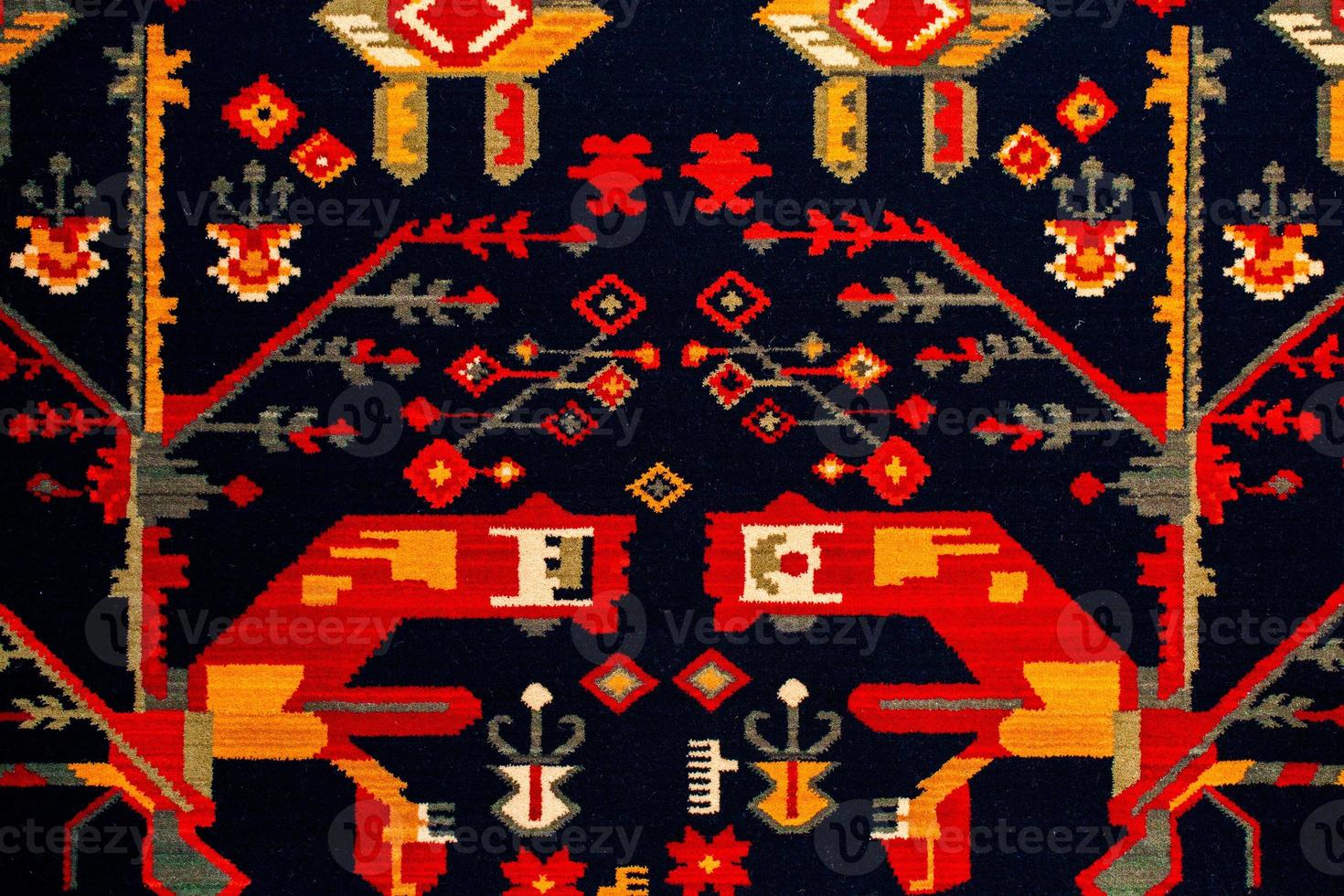 rumänska folk sömlösa mönster ornament. rumänska traditionella broderier. etnisk textur design. traditionell mattdesign. mattprydnader. rustik mattdesign foto