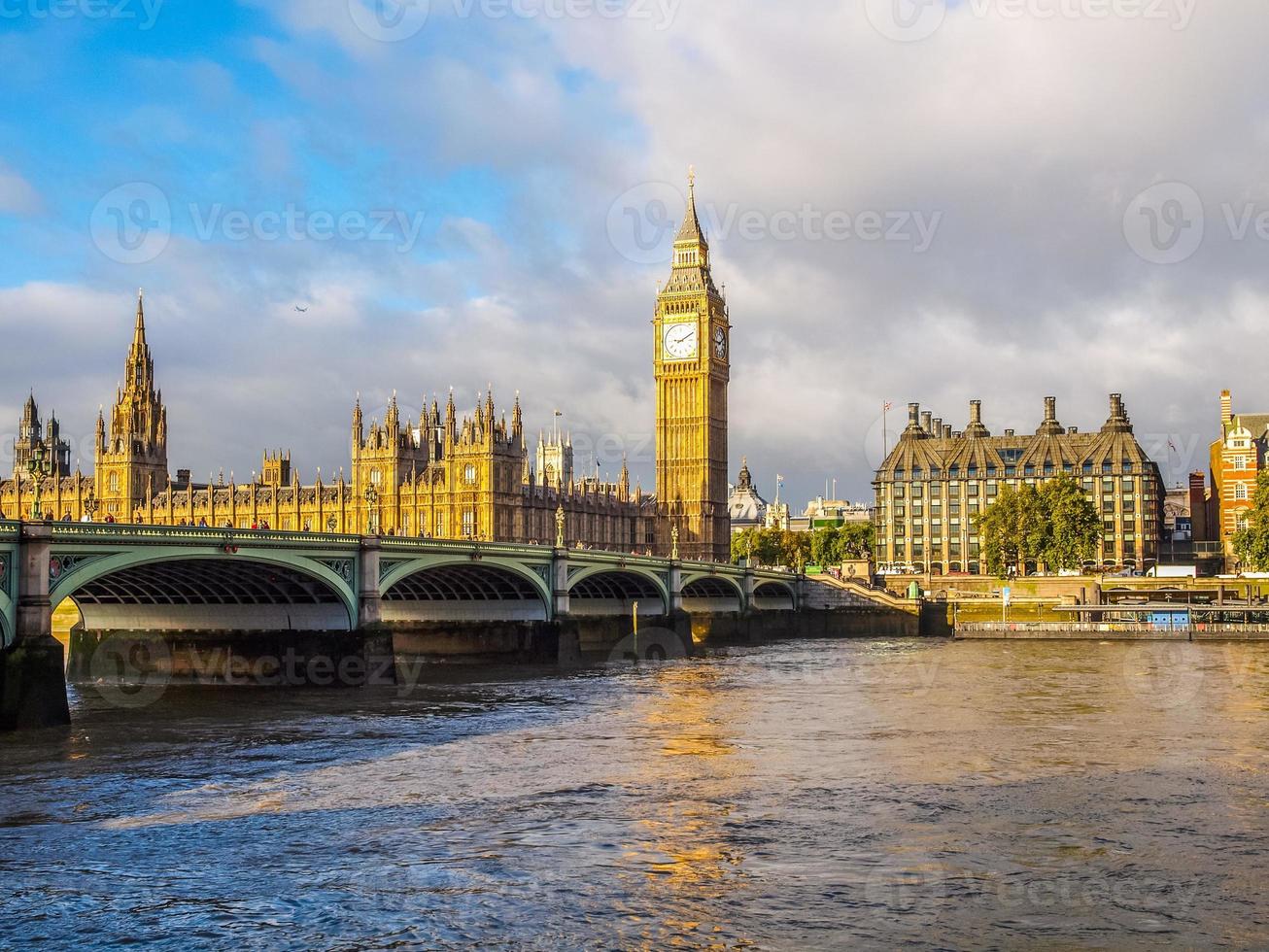 hdr westminster bridge i london foto