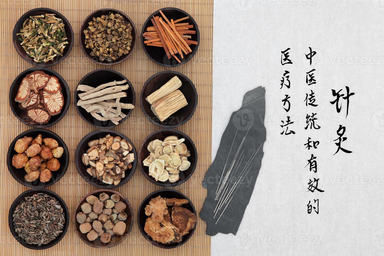 Traditionell kinesisk medicin foto